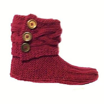 Braided Cuff Slippers Booties