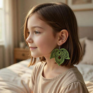 Crochet Leaf Errings + Video Tutorial
