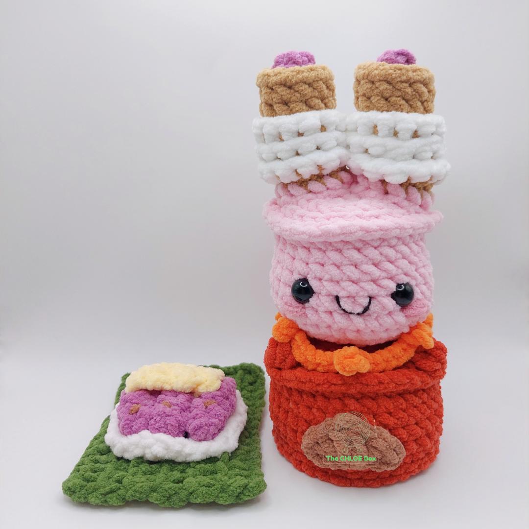 Puto Bumbong Making Set Amigurumi Crochet Pattern