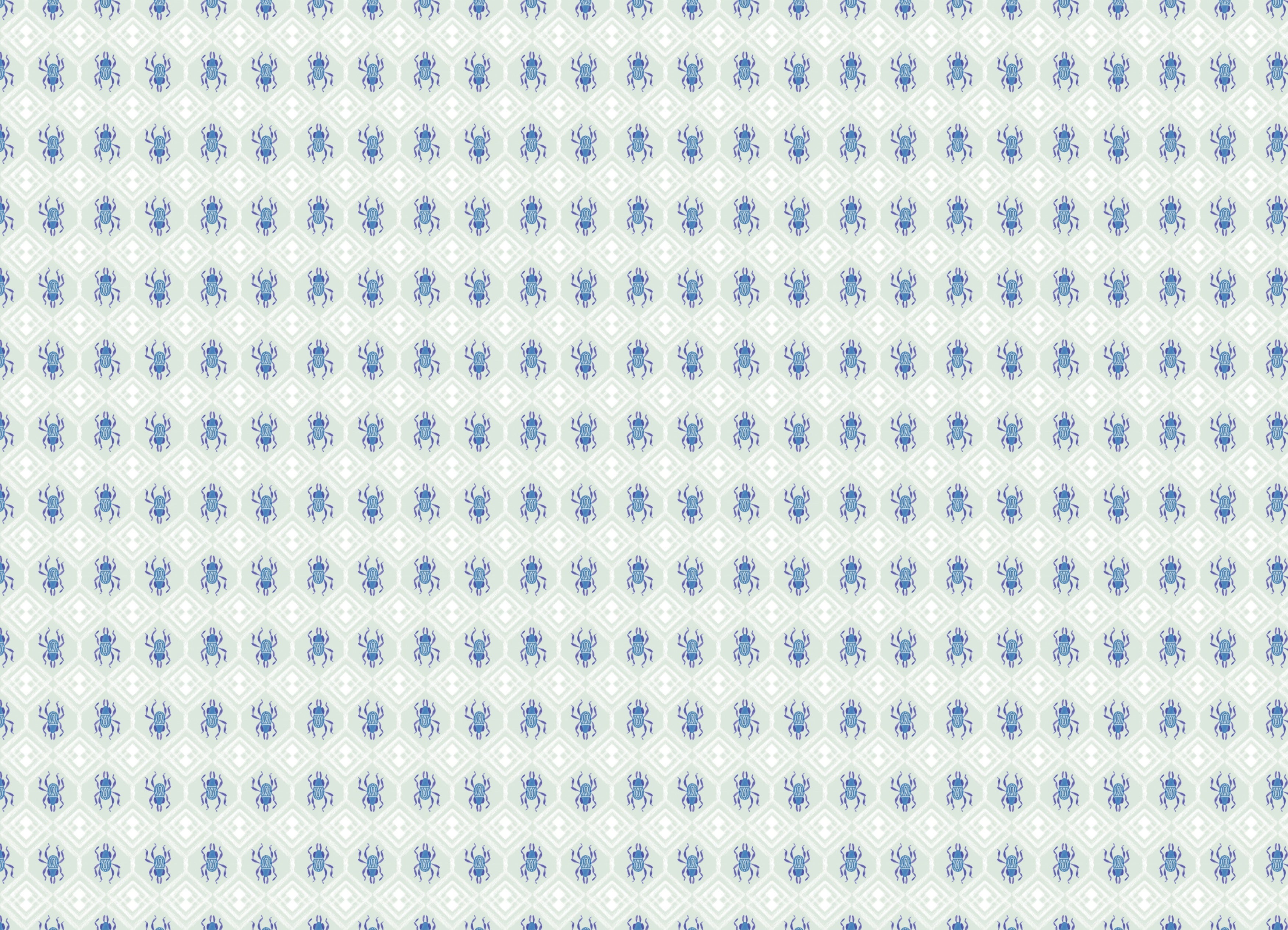 Cricut Natalie Malan 12"X17" Patterned Iron-On Vinyl Sampler 3/Pkg - Beetle Blues