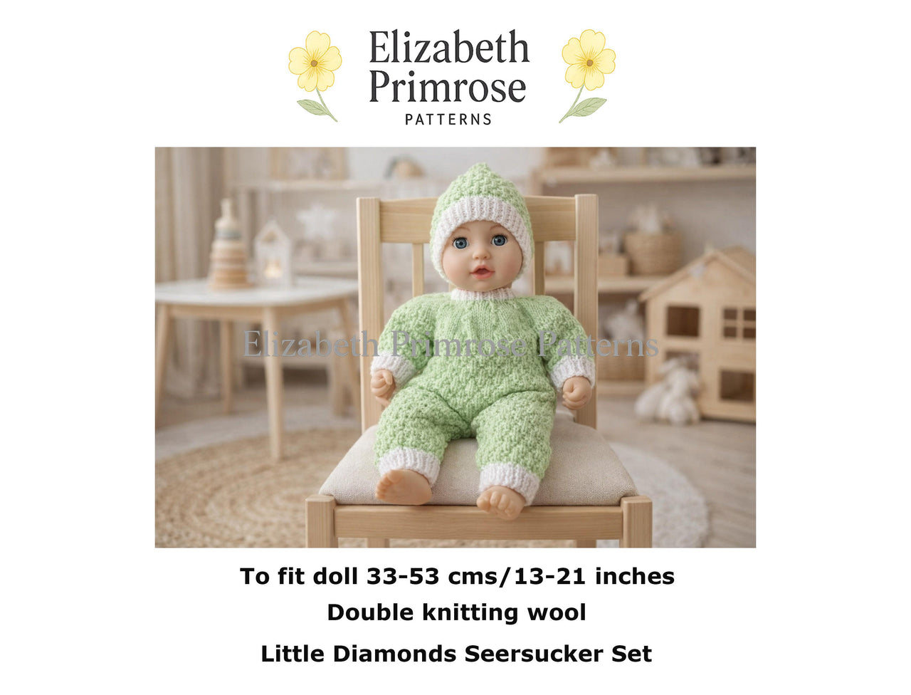 Little Diamonds Seersucker Set P139