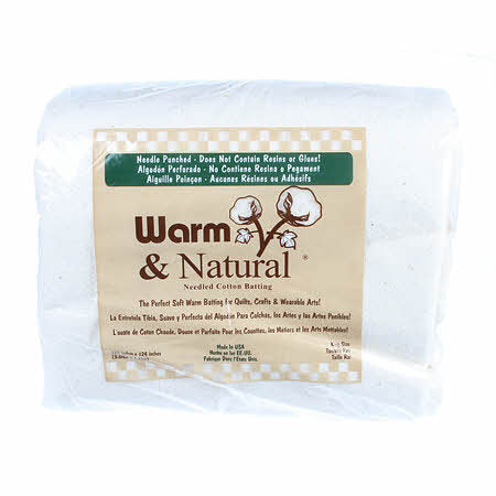 Warm Company Batting Warm & Natural Cotton 120in x 124in