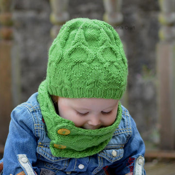 Rainforest Hat and Cowl Set