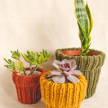 Plant Pot Baskets in Stylecraft Special Chunky