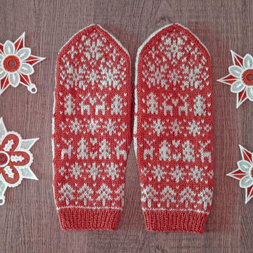 Fun in the Snow Mittens
