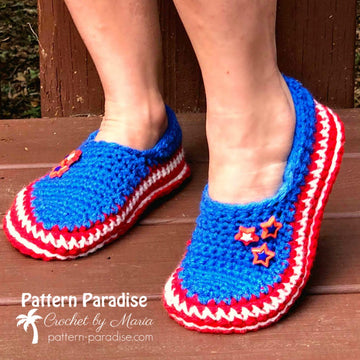 Stars and Stripes Slippers