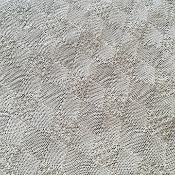 Textured Diamond Baby Blanket