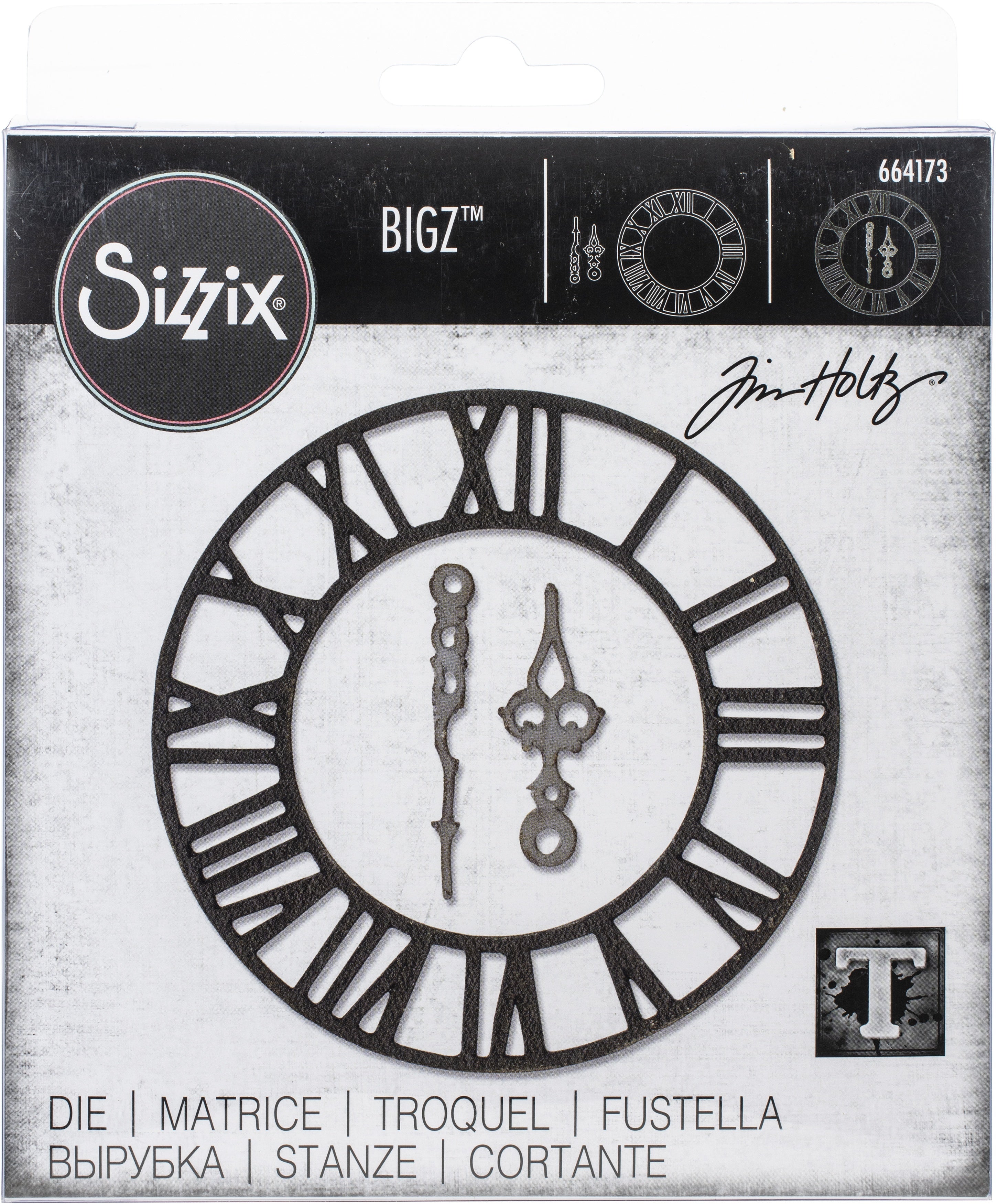 Sizzix Bigz Large Die By Tim Holtz - Timekeeper