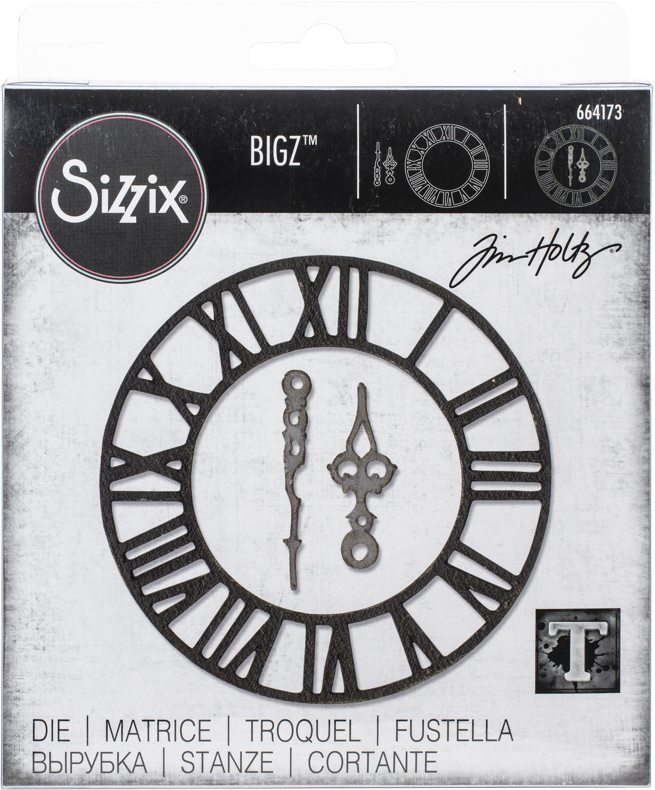 Sizzix Bigz Large Die By Tim Holtz - Timekeeper