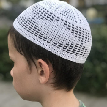 Short cotton kufi cap