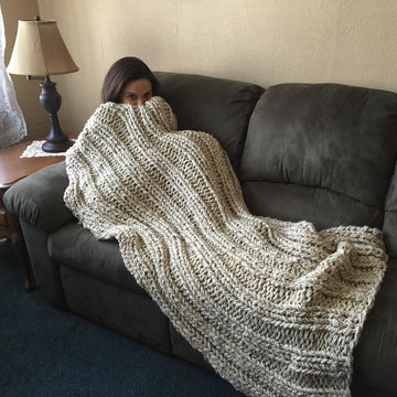 Chunky Knit Blanket
