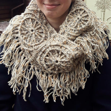 Pinwheel Infinity Scarf