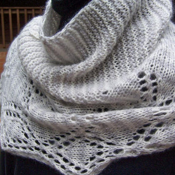 Wearin' My Heart on My Sleeve shawlette
