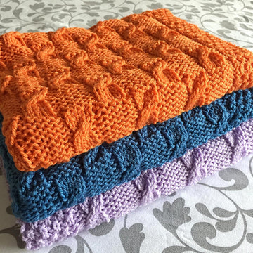 Baby Blanket ~ Broken Cables