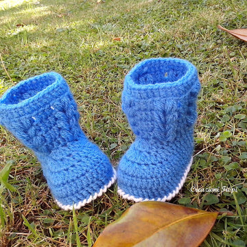 Flue booties baby