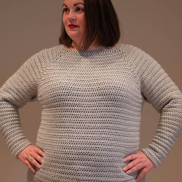 Classic Crochet Raglan Pullover