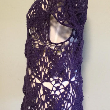 Lacy Flutter Cap Sleeve Top