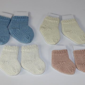 Preemie Baby Simple Socks (Circular)