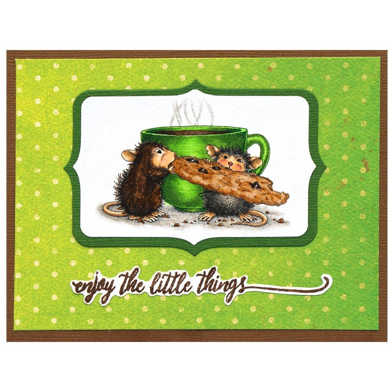 Stampendous House Mouse Cling Stamp - Cookie Crumbles