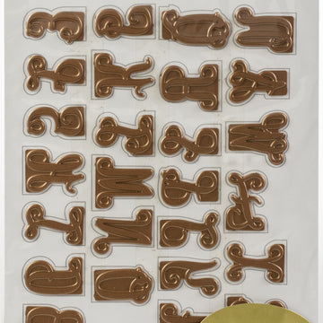 Spellbinders Glimmer Hot Foil Plate - Elegant Monograms