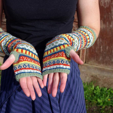 Circus Tent Armwarmers