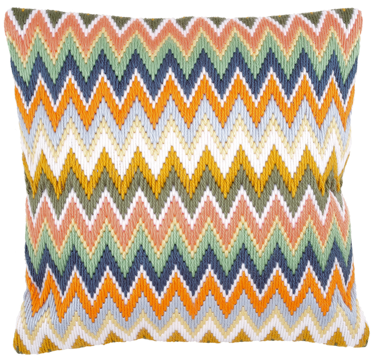 Vervaco Long Stitch Cushion Kit Zigzag Cross Stitch Kit