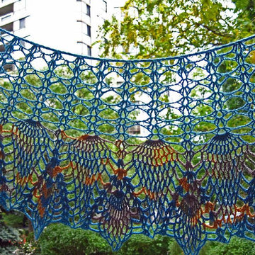 Ananas Crocheted Shawlette