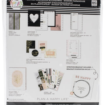 The Happy Planner Classic Planner Companion Accessories - Modern Farmhouse, 151/Pkg