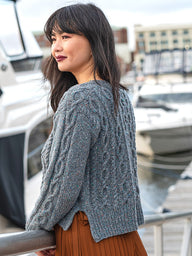 Arbus Pullover in Berroco Millstone Tweed - Downloadable PDF