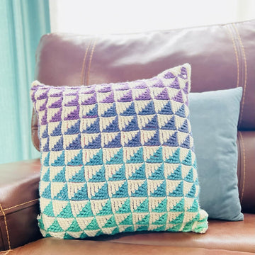 Chromatic Bliss Pillow Cover Pattern