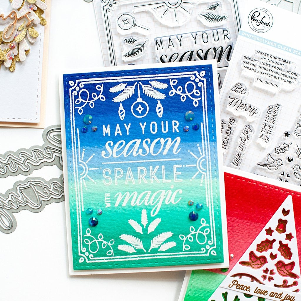 Pinkfresh Studio Clear Stamp Set 4"X6" - Sparkle With Magic