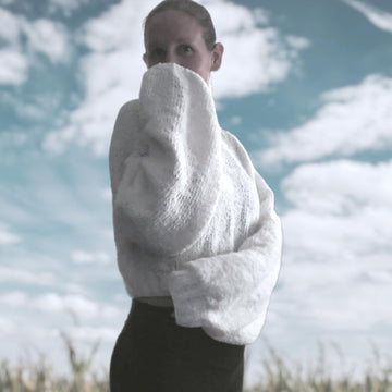 Oversized Cropped Sweater