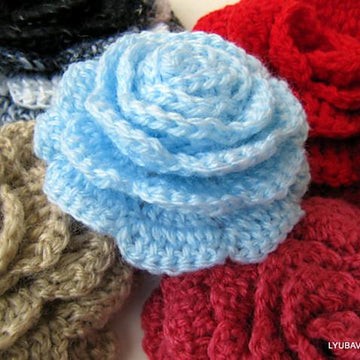 Crochet Rose Flower