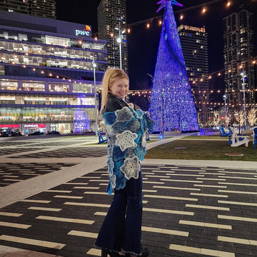 Snowflake Wonderland Crochet Shawl