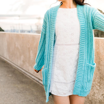 Palermo Ribbed Pocket Cardigan