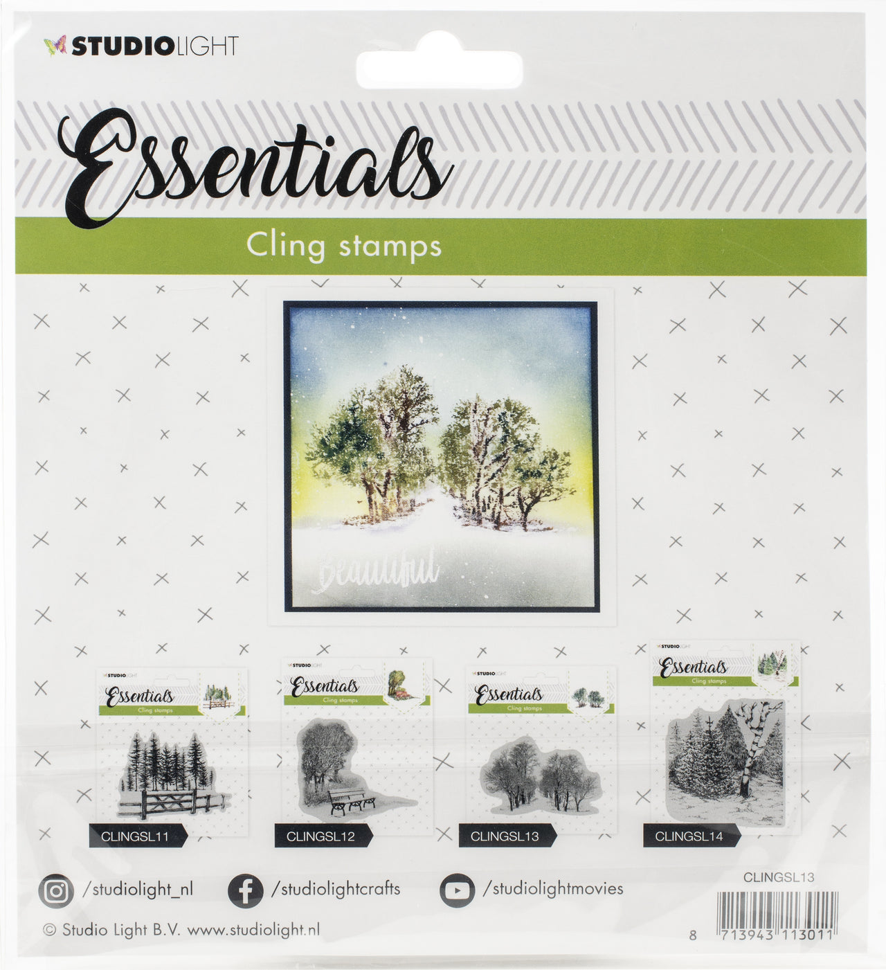 Studio Light Essentials Cling Stamps - NR. 13