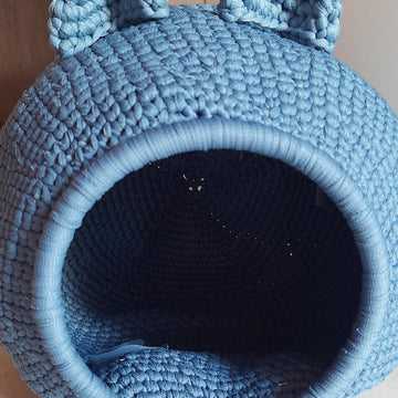 Cat cave paws and ears