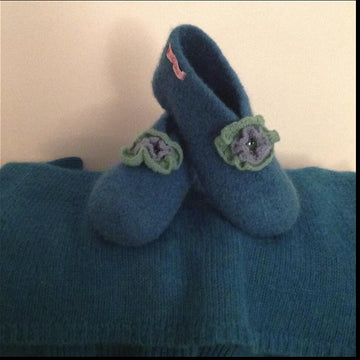 Felted slippers