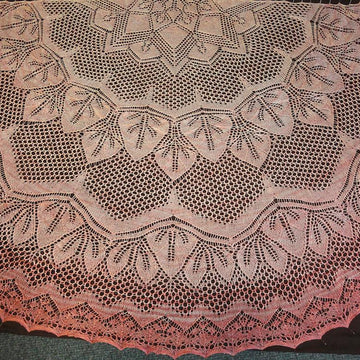 The Rose of Allendale Lace Shawl