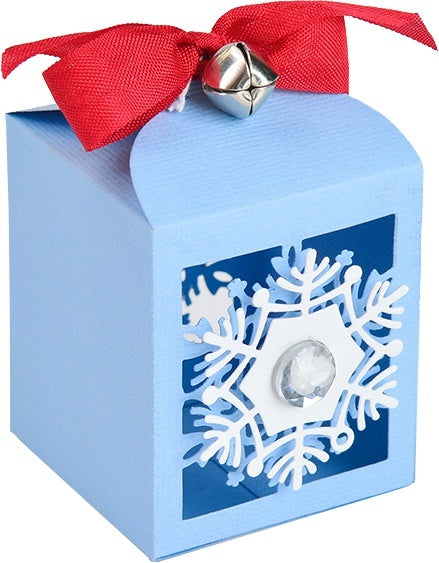 Sizzix Thinlits Dies By Jordan Caderao - Snowflake Favor Box