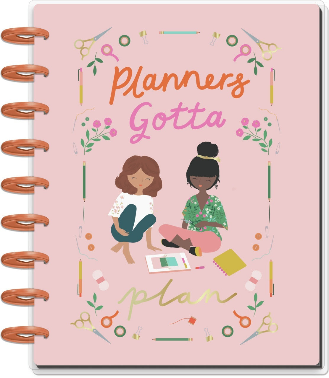 Happy Planner 18-Month Dated Medium Planner 7.75"X9.75" - Planners Gotta Plan, Jul