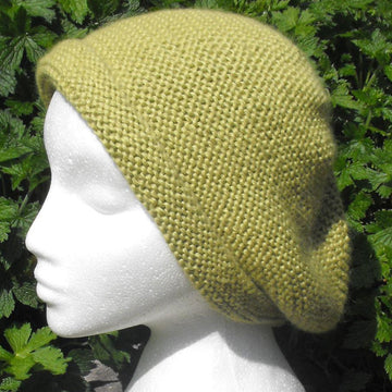 GARTER STITCH SLOUCH KNITTING PATTERN - MADMONKEYKNITS