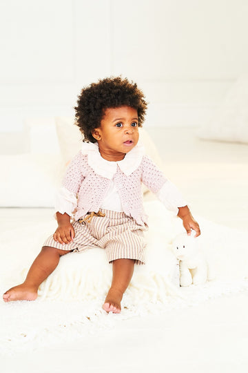 Crochet Cardigans in Stylecraft Soft Baby Easy Stripes and Bambino DK 10160