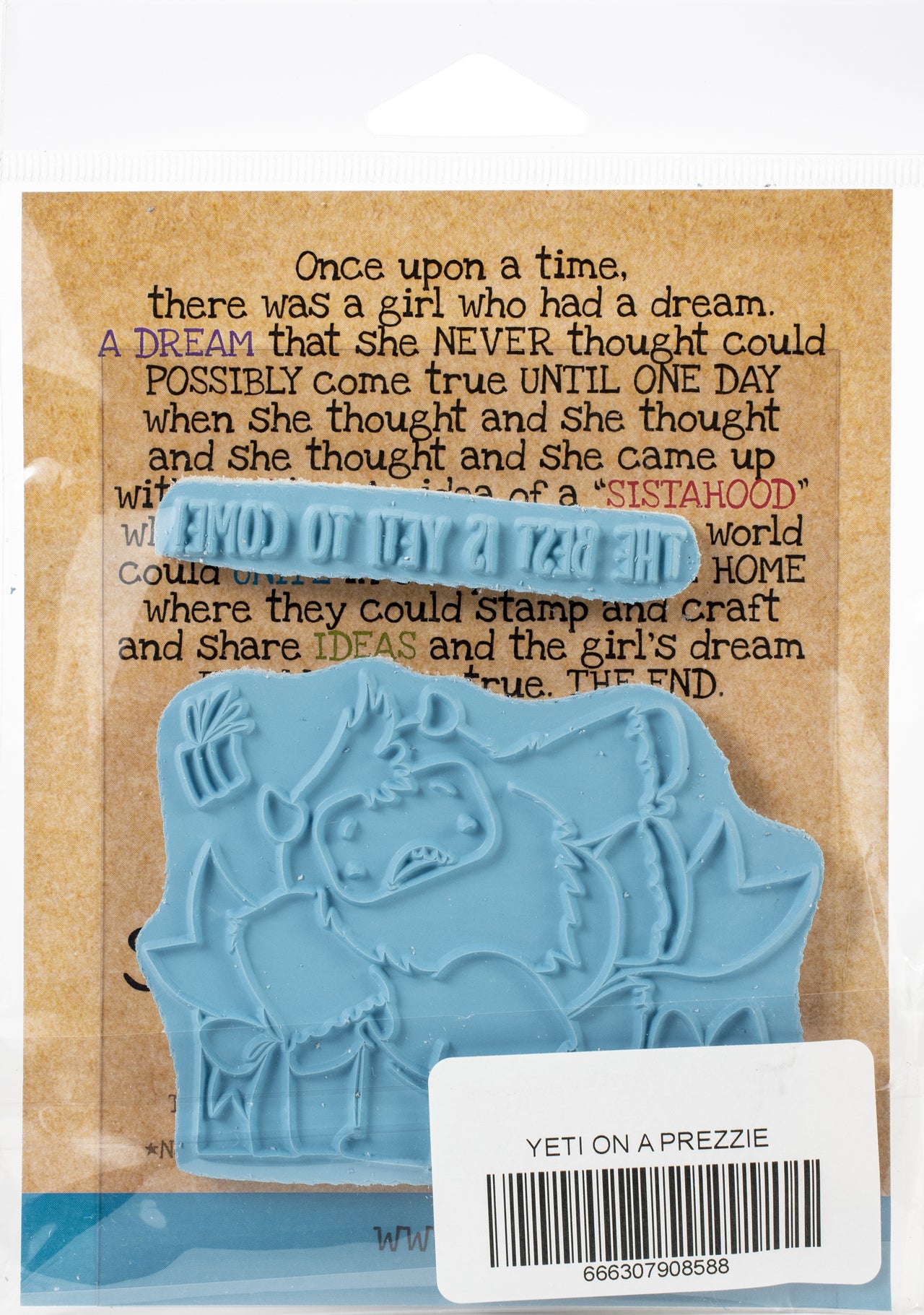 Stamping Bella Cling Stamps - Yeti On A Prezzie