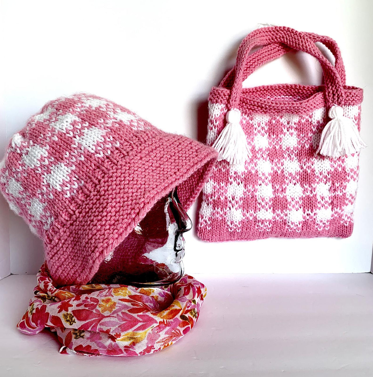 Gingham “Bucket Hat” (with matching Tote)