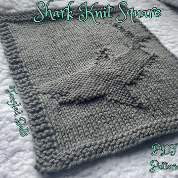 Shark Knit Square