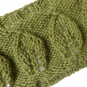 Leaf Motif Headband WorkedFlat