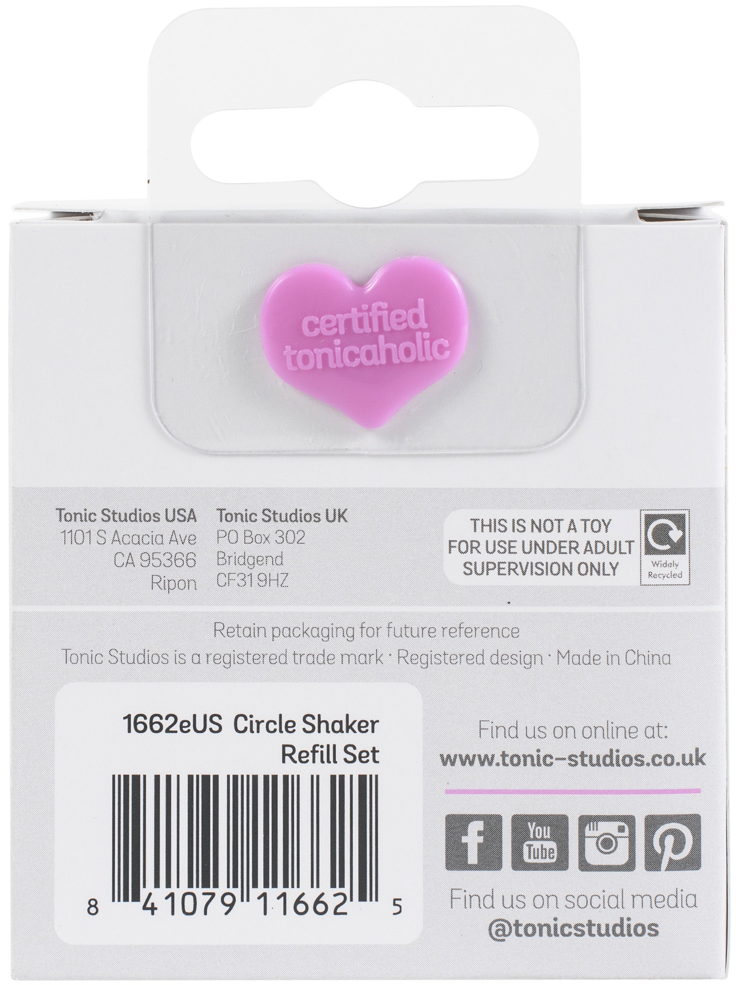Tonic Studios Simple Shapes Shaker Refill - Circle