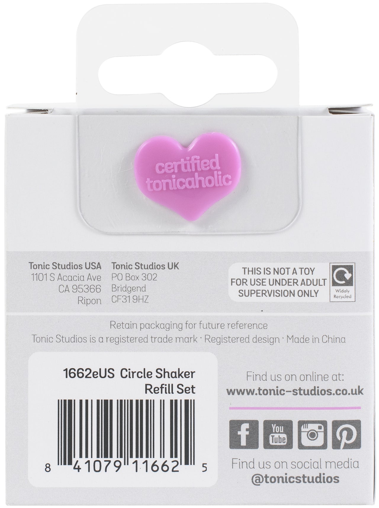 Tonic Studios Simple Shapes Shaker Refill - Circle