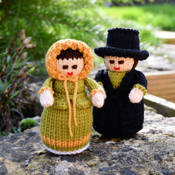 Victorian Ladies & Gentlemen Doll Knitting Pattern - Toy Knitting Pattern